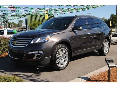 Traverse chevrolet lt 2013 gray cloth dual sunroof heated seats