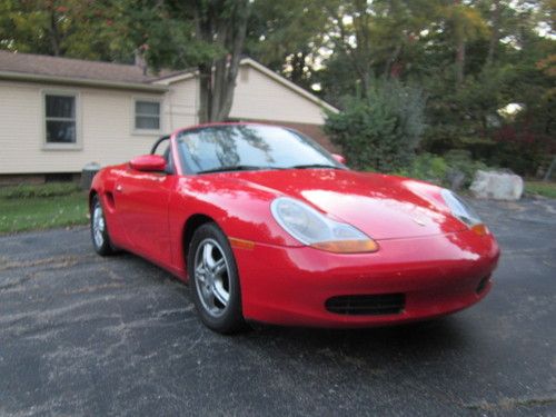 1997 porsche boxter base model 24,000 original miles 2 owners. 5 speed. exec.