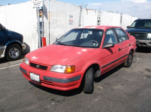 1995 toyota tercel, no reserve