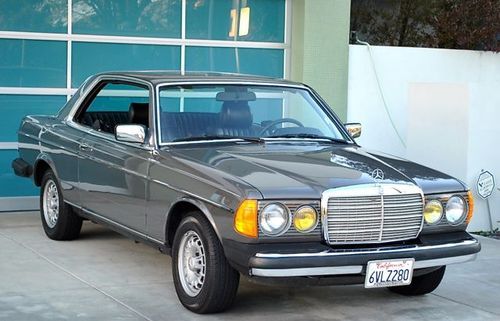 1985 mercedes 300cd turbo diesel , 2 door coupe , low miles ca car, gorgeous