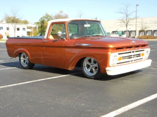 1962 Ford Custom F-100 Unibody Shortbed Street Rod Shop Truck-Solid Texas truck, image 2