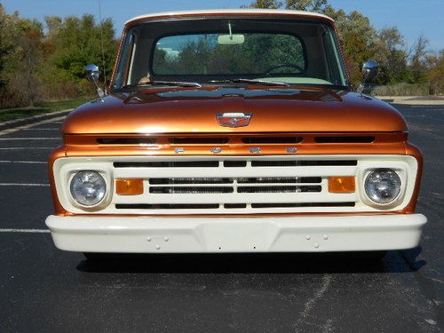 1962 Ford Custom F-100 Unibody Shortbed Street Rod Shop Truck-Solid Texas truck, image 3