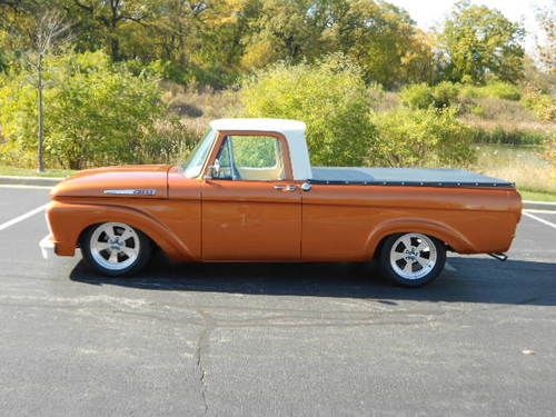 1962 Ford Custom F-100 Unibody Shortbed Street Rod Shop Truck-Solid Texas truck, image 4