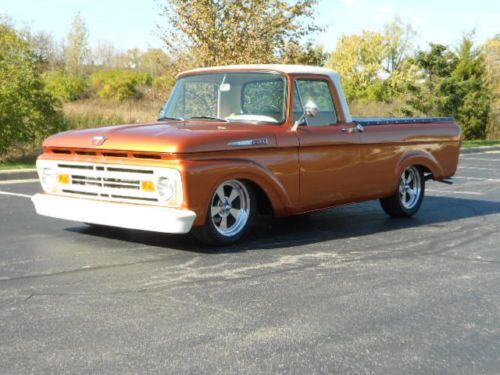 1962 Ford Custom F-100 Unibody Shortbed Street Rod Shop Truck-Solid Texas truck, image 6
