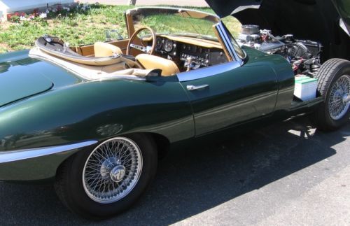 1966 jaguar xke convertible w/ covered headlights