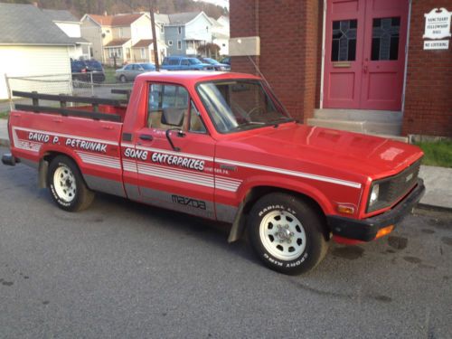 1984 mazda b2000 pickup truck - 1 owner - low miles - no reserve