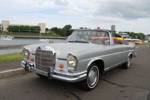 1964 mercedes 220 se cabriolet, matching numbers car, beautiful condition!!