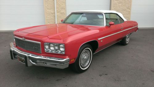 1975 chevrolet caprice classic convertible 2-door 5.7l