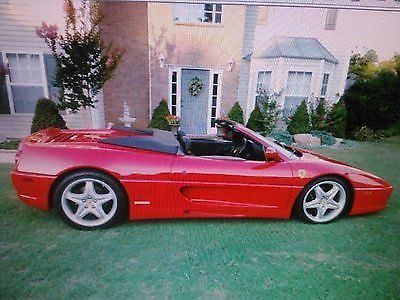 1995 ferrari 355 f1 spider convertible! fresh timing belts! rosso corsa red