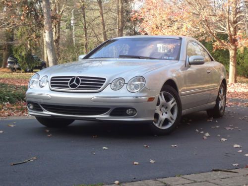 2003 mercedes benz cl500, 70k mi, new tires, mint!, nav, phone, $100k msrp!