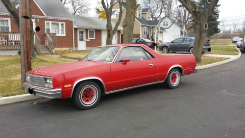 1984 chevrolet el camino base standard cab pickup 2-door 3.8l