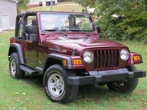 2003 jeep wrangler tj brand new paint very sharp