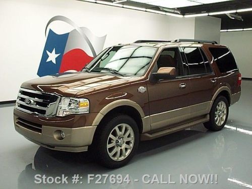 2011 ford expedition king ranch sunroof nav 20&#039;s 32k mi texas direct auto