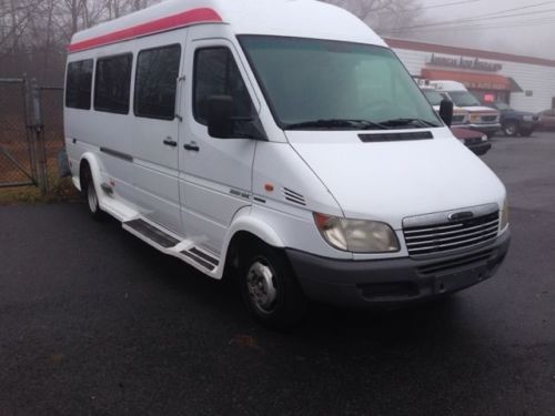 Dodge sprinter 3500 sh high ceiling 158&#034; dually benz powered diesel no reserve