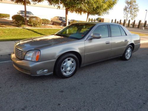 2001 cadillac sedan deville beautiful california car low miles buy now $4999 !