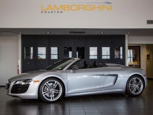 2012 audi r8 v10 spyder r tronic nav carbon fiber 19 wheels bang olufsen