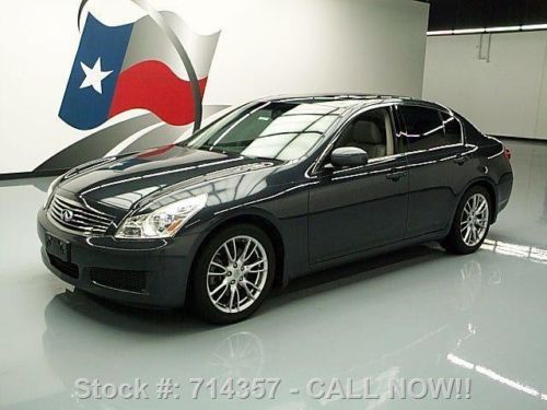 2007 infiniti g35 journey heated leather sunroof 53k mi texas direct auto