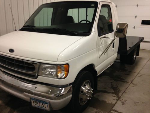 1999 ford 7.3  powerstroke diesel flatbed-low miles-no reserve-look!!!!!!!!!!!!!