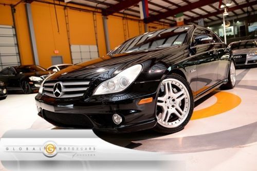 08 mercedes cls63 amg performance harman kardon nav rear shades moonroof keyless