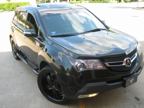 2008 acura mdx tech package, sh-awd, nav, rearview camera