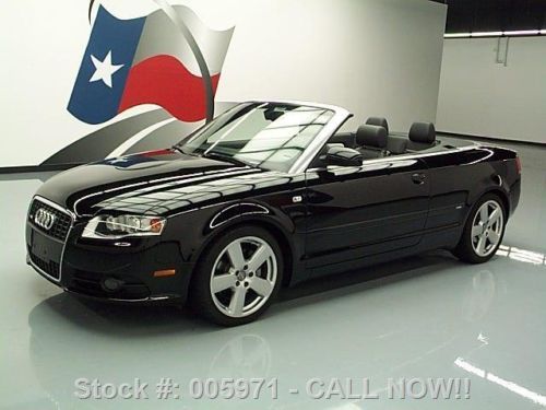 2009 audi a4 2.0t convertible s-line leather nav 34k mi texas direct auto