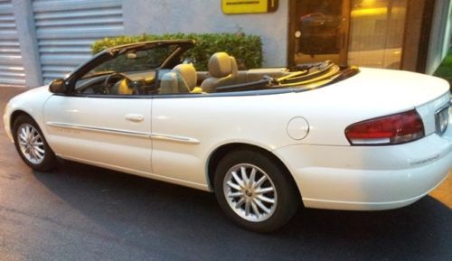2001 chrysler sebring lxi convertible clean carfax, clean title, low miles