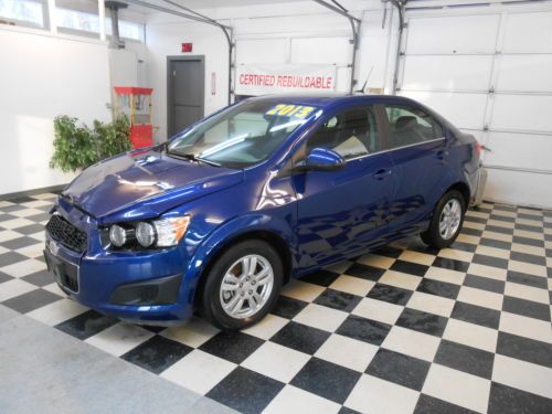 2013 chevrolet sonic lt 5k turbo no reserve salvage rebuildable
