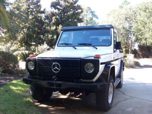 1984 300gd mercedes benz g wagon cabrio diesel with hard top