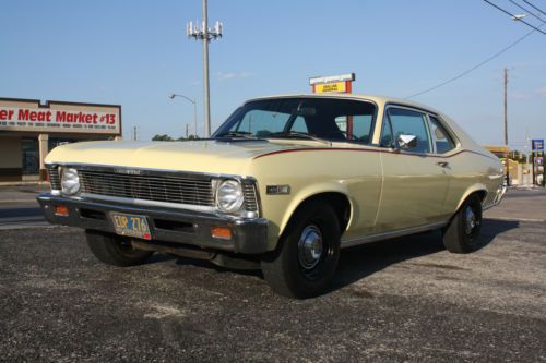 1968 nova with a 327 4 speed muncie transmission copo clone
