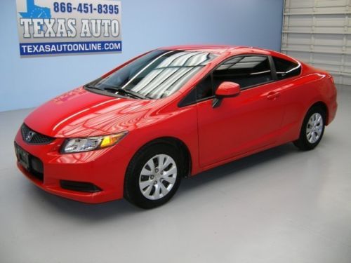 We finance!!  2012 honda civic lx coupe auto eco mode 18k miles 1 own texas auto