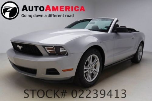 48k one 1 owner low miles 2012 ford mustang convertible v6 3.7l automatic cloth