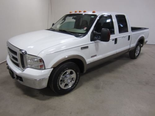 05 ford f250 lariat power stroke turbo diesel 6.0l v8 2wd crew short bed  80pics