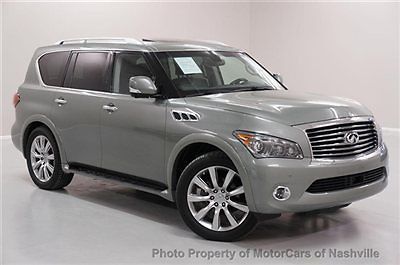 7-days *no reserve* &#039;11 qx56 2wd 7-pass nav tv/dvd warranty best deal