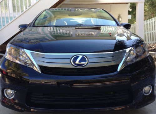 2010 lexus hs 250h premium touring edition / black obsidian-tan, nav, loaded !