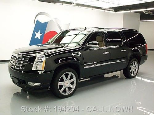 2009 cadillac escalade esv awd sunroof nav dvd 66k mi texas direct auto