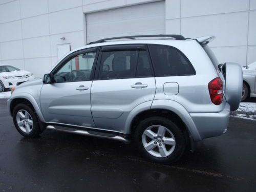 Rav4 awd suv automatic 4wd 4cyl  silver limited leather 2004 toyota