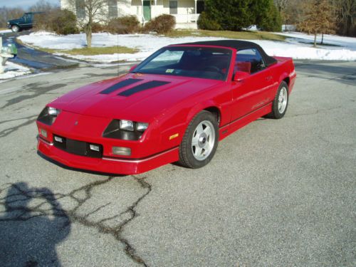 89 camaro iroc convertable