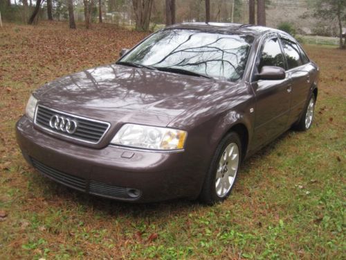 2001 audi a6 quattro awd 2.8l auto new paint/timing belt/battery