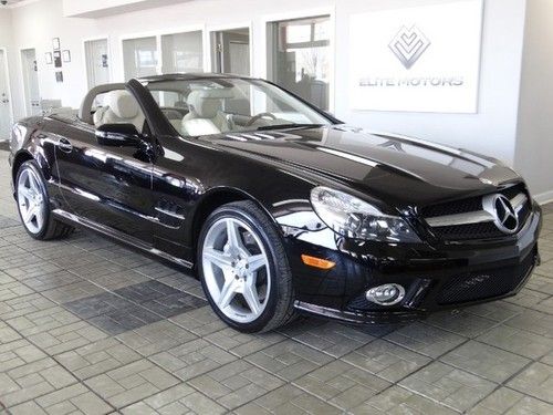 2009 mercedes benz sl550 hard top conv amg pkg pano roof navi