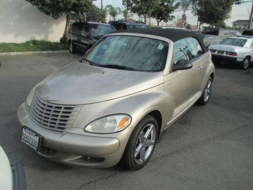 2005 chrysler pt cruiser gt convertible 2-door 2.4l