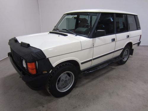 1989 land rover range rover 3.9l v8 awd leather sunroof 80 pics