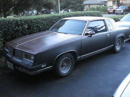 1986 oldsmobile cutlass supreme brougham - training day!