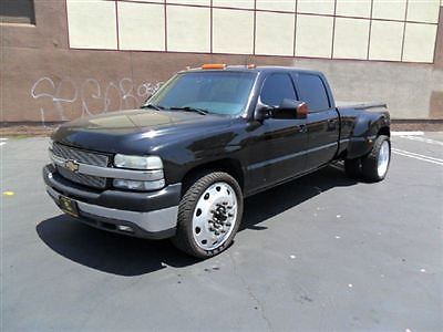 *********2002 chevy 3500 lt dually 6.6 duramax loaded 24&#034; semi alcoas***********