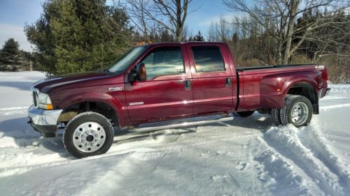 2004 ford f450 xlt lariat 4x4 drw pick up!!!! super clean!! diesel!!