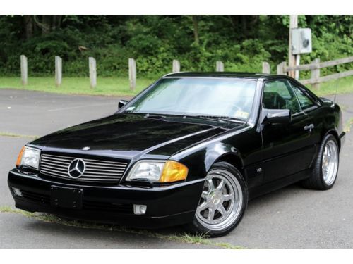 1993 mercedes benz 600sl 600 sl soft hard top roadster convertible v12 carfax