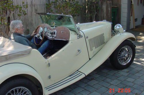 1952 mg td complete off the body older restoration body # 12458  cream color