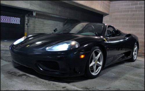 2005 360 spyder f1 nero black/black daytona scuderia challenge 1 of 34