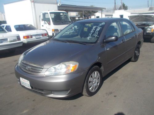 2004 toyota corolla, no reserve