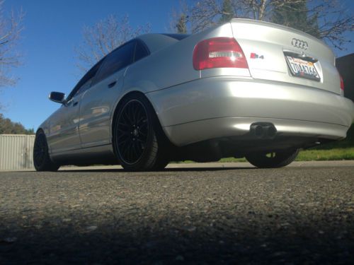 2001.5 audi s4 sedan 4-door 2.7l bi-turbo alcantara cold weather package