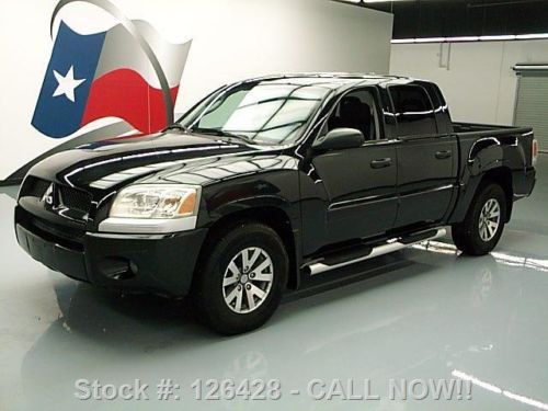 2007 mitsubishi raider ls dbl cab auto side steps 56k texas direct auto